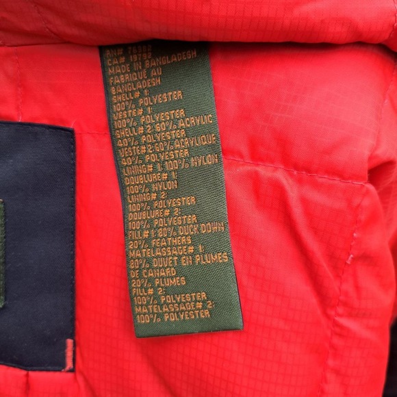 Timberland Hooded Parka Mens LXL/TG Fleece Lined Faux Hood Zip Jacket Coat Black - Picture 13 of 15